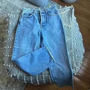 ZARA high rise mom jeans